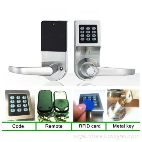 Factory price security digital keypad card key home door lock